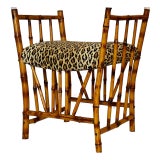 Chinoiserie Bamboo Bench For Sale