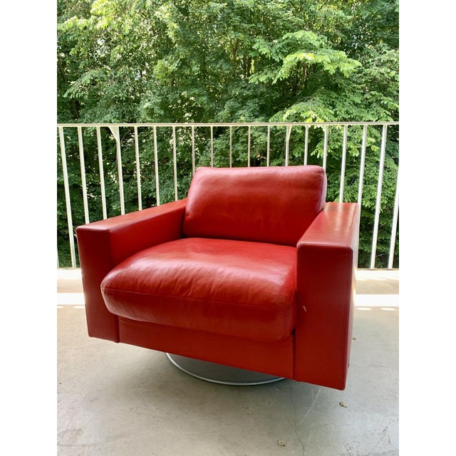 Mid-Century Leather Armchair from Rolf Benz, 2000s For Sale - Image 13 of 18