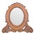 Antique Victorian-Style Oval Tabletop Picture Frame With Original Beveled Glass For Sale