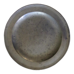 Edgar Curtis, Bristol, England, c. 1794-1801 Pewter Charger 12" Diameter