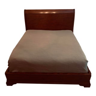 Henredon Cavalier King Sleigh Bedframe For Sale