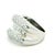 Metal Italian 18k White Gold Diamond Crossover Ring, 3.74 Carats, Size 5.75 For Sale - Image 7 of 13
