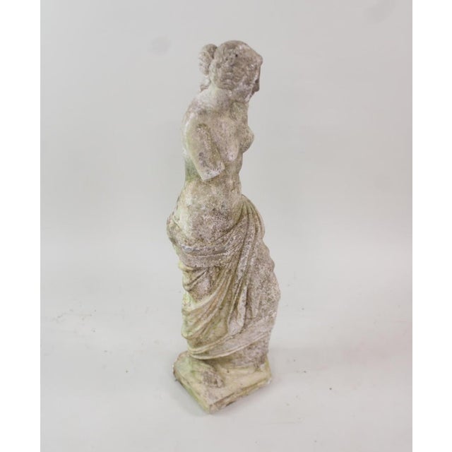 Light Gray 1930s Stone Statue of Venus De Milo For Sale - Image 8 of 8