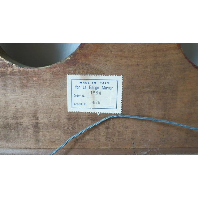 La Barge Mirror Italian Burl Wood and Gold Gilt For Sale In Seattle - Image 6 of 9