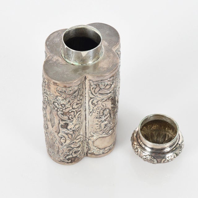 Vintage Silver Teapot For Sale - Image 3 of 6