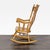 Traditional Classic Wooden Rocking Chair With Carved Backrest For Sale - Image 3 of 9