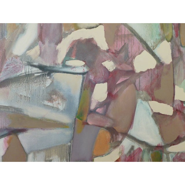 Contemporary "Cat Trees" Abstract Oil and Acrylic Painting by Scott Spencer For Sale - Image 3 of 6