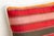 1980s Mira Striped Gujarati Mashru Lumbar Pillow For Sale - Image 5 of 7
