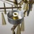 Large Mid-Century Italian Sculptural Chandelier in Brass and Glass, Italy, 1950s For Sale - Image 18 of 18