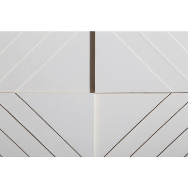 Artist: Mon Levinson, American (1926 - 2014) Title: Stacked Diamond Year: 1969 Medium: Paper Construction, signed and...