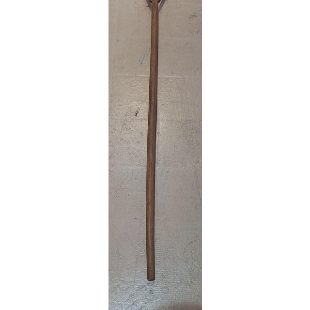 Early 20th Century Hand-Carved Solid Wood With a Naturally Developed Patina, Showcasing Traditional Pegged Joinery.” For Sale - Image 5 of 5