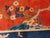 1920s Red Blue Floral Antique Chinese Art Deco Rug 8'10" X 11'8" Handknotted Wool Carpet For Sale In New York - Image 6 of 6