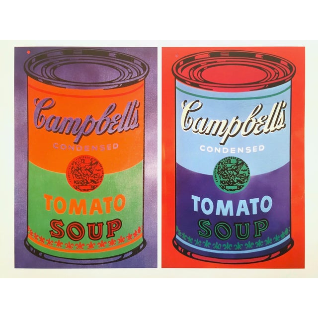 Andy Warhol Estate Vintage 1989 Pop Art Offset Lithograph Print " Campbell's Soup Can " 1965 For Sale - Image 10 of 11