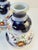 Japanese Pair of 19th Century French Porcelain Perfume Bottles – Imari Style, Cobalt and Floral For Sale - Image 3 of 8