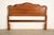 Kindel Furniture French Provincial Louis XV Cherry Wood Full Size Headboard, Circa 1960s For Sale - Image 9 of 9