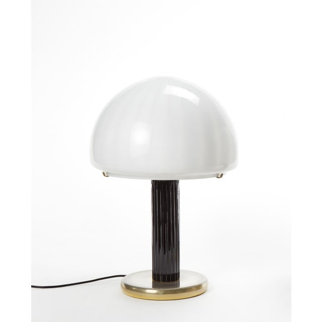 Cordonata Series Table Lamp in Brass and Glass from Venini, Italy, 1970s For Sale - Image 9 of 9