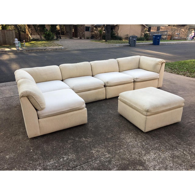 Dansen Contemporary 6 Piece Sectional Sofa Chairish