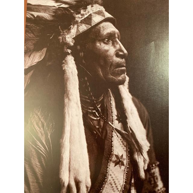 American 1973 Edward Sheriff Curtis The North American Indian Exhibition Poster For Sale - Image 3 of 4