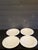 French Provincial Mid 20th Century Homer and Laughlin Ironstone Saucers - Set of 4 For Sale - Image 3 of 9