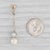 Antique Cultured Pearl 0.31ctw Diamond Pendant 10k - 17k Yellow Gold For Sale In Greensboro - Image 6 of 6