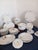 New 1980s Porcelain With Flowering Branch - Set of 50 Pieces For Sale - Image 15 of 18