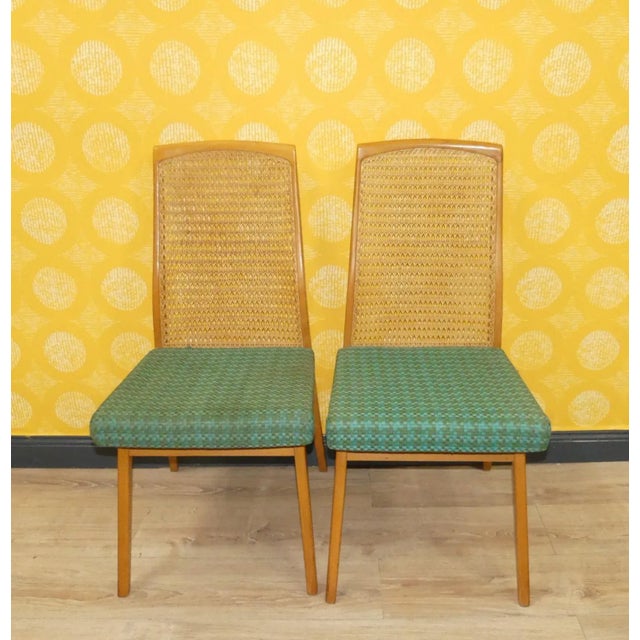Chairs with Wooden Backrest and Viennese Wickerwork, 1960s, Set of 2 For Sale - Image 13 of 13