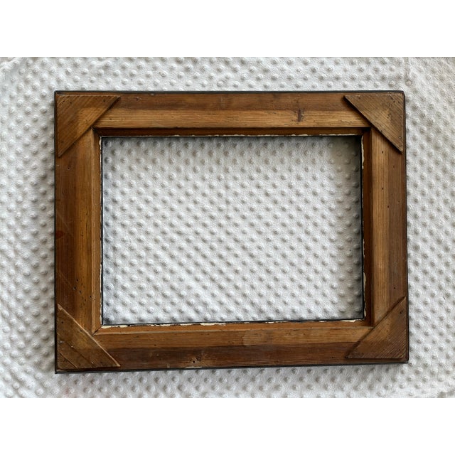 Vintage Ebonized Wood Picture Frame, 1970s For Sale - Image 4 of 5