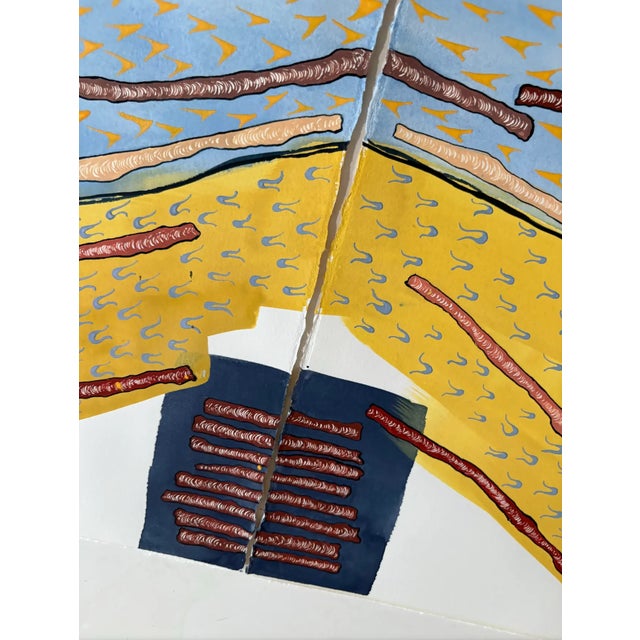 2000 - 2009 Barbara Beck 2004 Watercolor Painting on Paper - Signed/Dated For Sale - Image 5 of 5