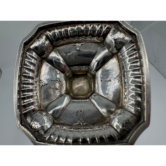 3 Piece American Tea Set by Frank W. Smith Silver Co. Mid 20th Century For Sale - Image 9 of 9