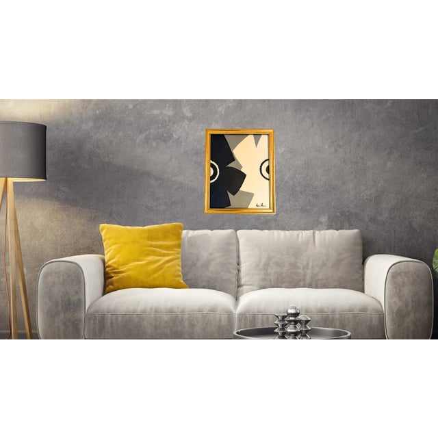 Textile Contemporary Abstract Flowers. Expressionist Painting by Bryan Boomershine Framed For Sale - Image 7 of 7