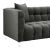 Bea Grey Velvet Sofa For Sale - Image 4 of 7