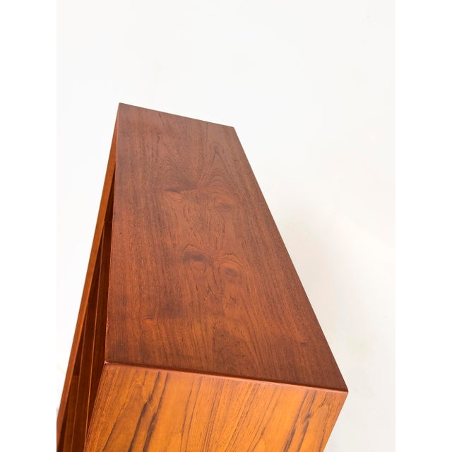 1960s Vintage Danish Teak Bookcase from Chr. Linneberg Møbelfabrik, 1960s For Sale - Image 5 of 18