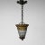 Black Art Deco Ceiling Lamp with Enclomed Crystals For Sale - Image 8 of 8