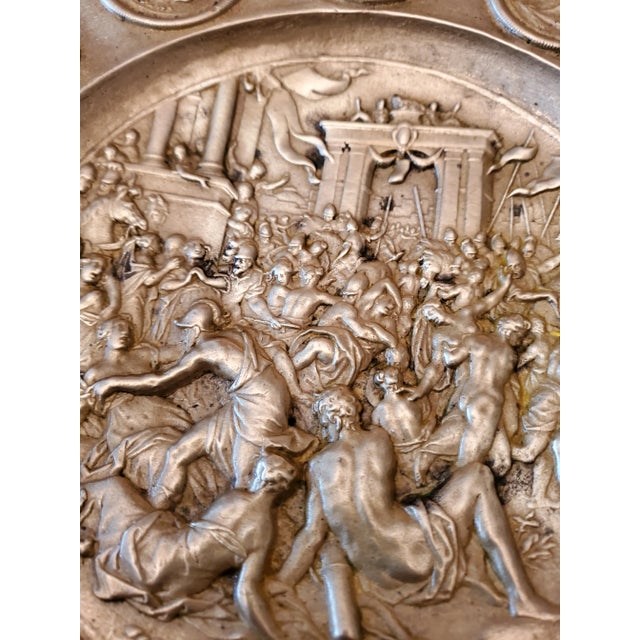 Antique Italian Grand Tour Bronze Classical Centerpiece For Sale - Image 4 of 9