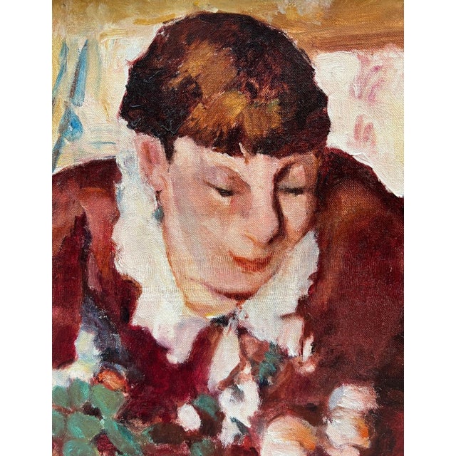 1912 Oil Painting Verjaardagsbloemen (Birthday Bouquet), Signed For Sale In Los Angeles - Image 6 of 11