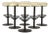 6 Danish Modern Bar Stools - Set For Sale
