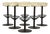 Late 20th Century Set 6 Danish Modern Bar Stools For Sale