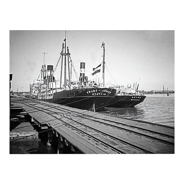 Karl Heinrich Lämmel, At the Outer Harbor of Koenigsberg, East Prussia, Germany, 1934, Photograph For Sale