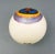 Ceramic Vintage Misha Zambia Hand Painted Barotse Water Spirit Mask Ostrich Egg & Stand For Sale - Image 7 of 9