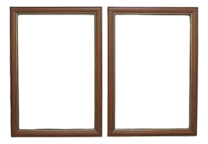 Pair of Wood Picture Frames Fits 14" X 21" Rabbet Opening