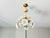 Mid 20th Century Italian Handmade Porcelain & White Murano Style Glass Daisy Chandeliers - a Pair For Sale - Image 16 of 17