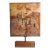 1980s Joe Downing Mixed Media Rawhide Painting For Sale
