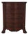 Victorian Style Mahogany Finish 5 Drawer Chest For Sale