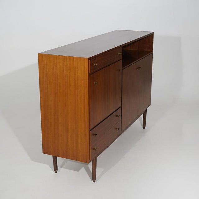 Wooden Sideboard with Integrated Bar, 1960s For Sale - Image 4 of 16