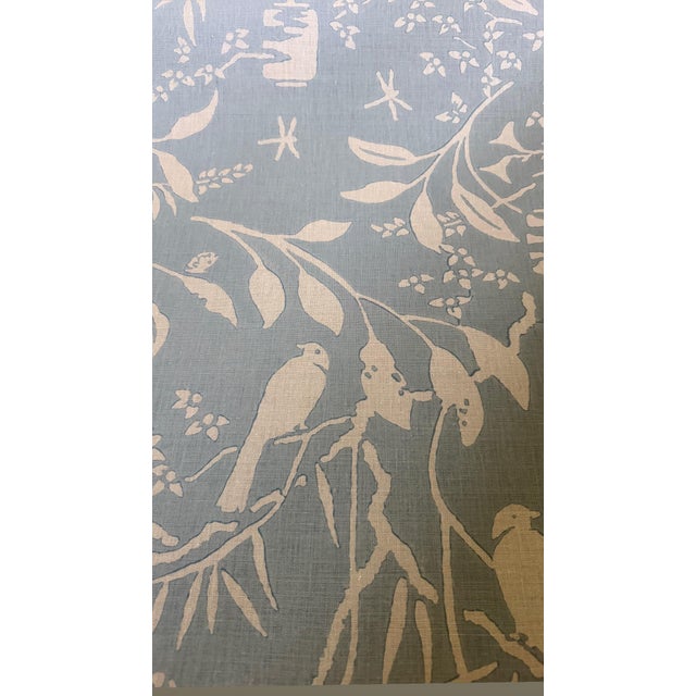 Galbraith & Paul Linen Blue Fabric Sumi 7 1/2 Yards For Sale - Image 4 of 8