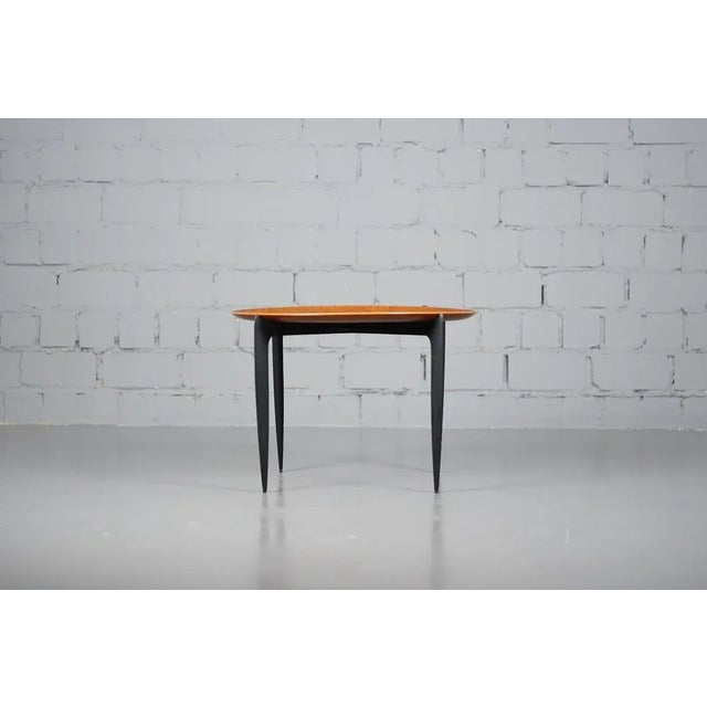 Teak Tray Table by H. Engholm & Svend Åge Willumsen for Fritz Hansen, 1950s For Sale - Image 9 of 9