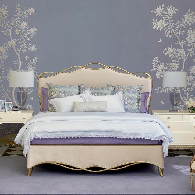 French Rococo Gilt Ribbon King Bed Chairish