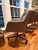 Set of three vintage executive desk chairs attributed to Max Pearson for Knoll. These classic chairs retain their...