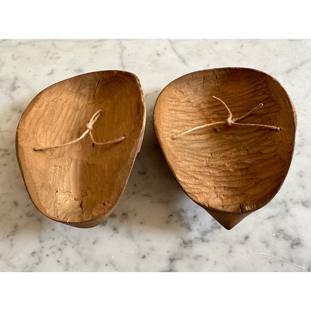 Vintage Japanese Kyogen Masks in Hand-Carved Wood, 1950s, Set of 2 For Sale - Image 11 of 15