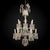 19th Century Bohemian Twelve-Light Crystal Chandelier, Italy For Sale - Image 6 of 18
